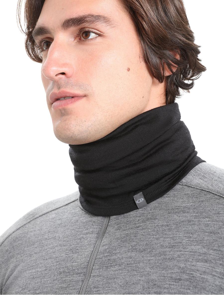 Echarpes Icebreaker Unisex Merino Flexi Chute Homme Noir | FR 1073OKIR